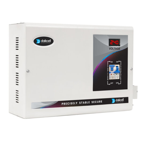 daikcell 3 KVA 90V-300V Mainline Heavy Duty Voltage Stabilizer for Home - 2400W - 12 Amps Load - Single Phase