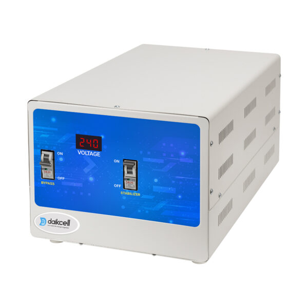 daikcell 15 KVA COPPER 130V-300V Mainline Heavy Duty Voltage Stabilizer For Home 12000W - 60 Amps Load - Single Phase - DSR020