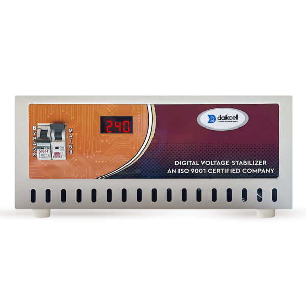 daikcell 5 KVA COPPER 50V-300V Mainline Heavy Duty Voltage Stabilizer For Home 4000W - 20 Amps Load for Single Phase