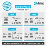 daikcell 15 KVA COPPER 170V-400V Mainline Heavy Duty Voltage Stabilizer For Home 12000W for Single Phase - DSR038