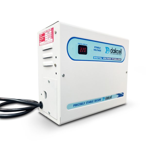 4 KVA 90V-300V Digital Voltage Stabilizer for All Inverter and Non-Inverter AC along with Digital Display & Intelligent Time Delay System Upto 1.5,Ton AC - 3200W