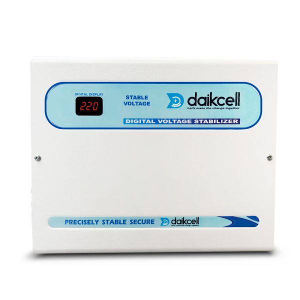 daikcell 5KVA 130V-300V Automatic Voltage Stabilizer for Electric Vehicle Charger Power Supply for All 3/4 EV Wheeler - 4000W - 20 Amps - 5 Year Warranty - DSR036