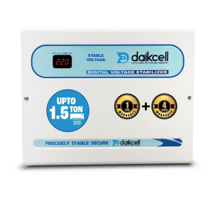 4 KVA 90V-300V Digital Voltage Stabilizer for All Inverter and Non-Inverter AC along with Digital Display & Intelligent Time Delay System Upto 1.5,Ton AC  - 3200W