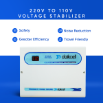daikcell 1500 watt 220v to 110v digital stepdown transformer voltage converter for US appliances in India - 5 Years Warranty - DSR033