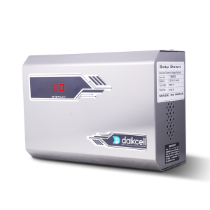 daikcell 500 watt 220v to 110v digital stepdown transformer voltage converter for US appliances in India - 5 Years Warranty - DSR034 - Silver