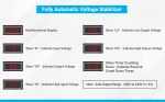daikcell 5 KVA 130V-300V Heavy Duty Mainline Voltage Stabilizer for Home - 4000W - 20 Amps Load - 5 Year Warranty - DSR025-Grey - Single Phase