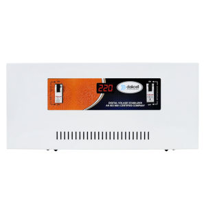 daikcell 15 KVA COPPER 90V-300V Mainline Heavy Duty Voltage Stabilizer For Home 12000W for Single Phase - DSR030 - Gray