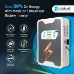 daikcell 2 in 1 Combo inbuilt Lithium-ion Inverter Battery for Home  | Pure Sinewave 1100 VA/12V | 1280 Wh with 15 Year Life | Wall-Mountable with 5 Years Warranty - Li1280 - 1KVA
