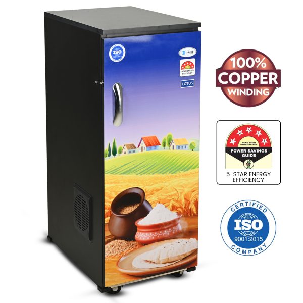daikcell Fully Automatic Domestic Flour Mill Machine - 2HP Copper Motor Atta Chakki, 14-16 Kg/Hr Capacity, Stainless Steel Hopper, Low Voltage (170V) Multi-Grain Grinding - 5 Year Motor Replacement Warranty