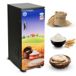daikcell Fully Automatic Domestic Flour Mill Machine - 2HP Copper Motor Atta Chakki, 14-16 Kg/Hr Capacity, Stainless Steel Hopper, Low Voltage (170V) Multi-Grain Grinding - 5 Year Motor Replacement Warranty