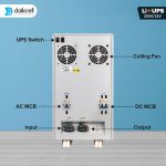 daikcell 2 in 1 inbuilt Lithium-ion Inverter Battery | Pure Sinewave 2500 VA/24V | 2560 Wh with Upto 15 Year Life | 5 Years Warranty - 2.5KVA ( Runs Even 1 HP Motor )