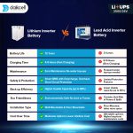 daikcell 2 in 1 inbuilt Lithium-ion Inverter Battery | Pure Sinewave 2500 VA/24V | 2560 Wh with Upto 15 Year Life | 5 Years Warranty - 2.5KVA ( Runs Even 1 HP Motor )