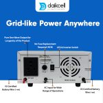 1100VA Pure Sine Wave Single Battery Inverter for Home, Office & Shops | Fast Charging | Bypass | Fuse Protection | High Performance | LCD Display | Easy Installation with 1+4 Years Warranty