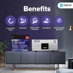 Chargon Inverter & Battery Combo for Home, Shop & Office | 1100VA Pure Sine Wave + 12.8V 100Ah Lithium-ion Universal Battery | More Backup Than 180Ah+ Lead-Acid Battery with 1+4 Years Warranty