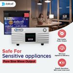 Chargon Inverter & Battery Combo for Home, Shop & Office | 1100VA Pure Sine Wave + 12.8V 100Ah Lithium-ion Universal Battery | More Backup Than 180Ah+ Lead-Acid Battery with 1+4 Years Warranty