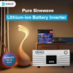 Chargon Inverter & Battery Combo for Home, Shop & Office | 1100VA Pure Sine Wave + 12.8V 100Ah Lithium-ion Universal Battery | More Backup Than 180Ah+ Lead-Acid Battery with 1+4 Years Warranty