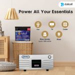 Chargon Inverter & Battery Combo for Home, Shop & Office | 1100VA Pure Sine Wave + 12.8V 100Ah Lithium-ion Universal Battery | More Backup Than 180Ah+ Lead-Acid Battery with 1+4 Years Warranty